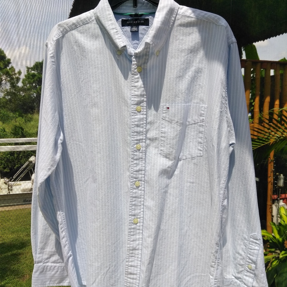 Tommy Hilfiger Long Sleeve Casual Button Front